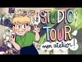 STUDIO TOUR 🎨🌿 - Mon atelier d'illustratrice !