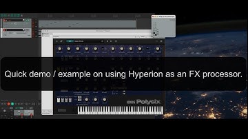 Using Hyperion as a modular FX processor.