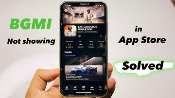 BGMI not showing in appstore~Solved || Battleground Mobile india not showing in iPhone 🇮🇳