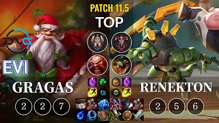 DFM Evi Gragas vs Renekton Top - KR Patch 11.5