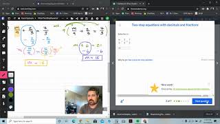 Khan Support: Two-Step Equations with Decimals and Fractions
