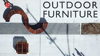 Outdoor Furniture | Made from Decking Tiles In this video, I tell the story behind how we made a number of steel and wood outdoor furniture units for a new public space in