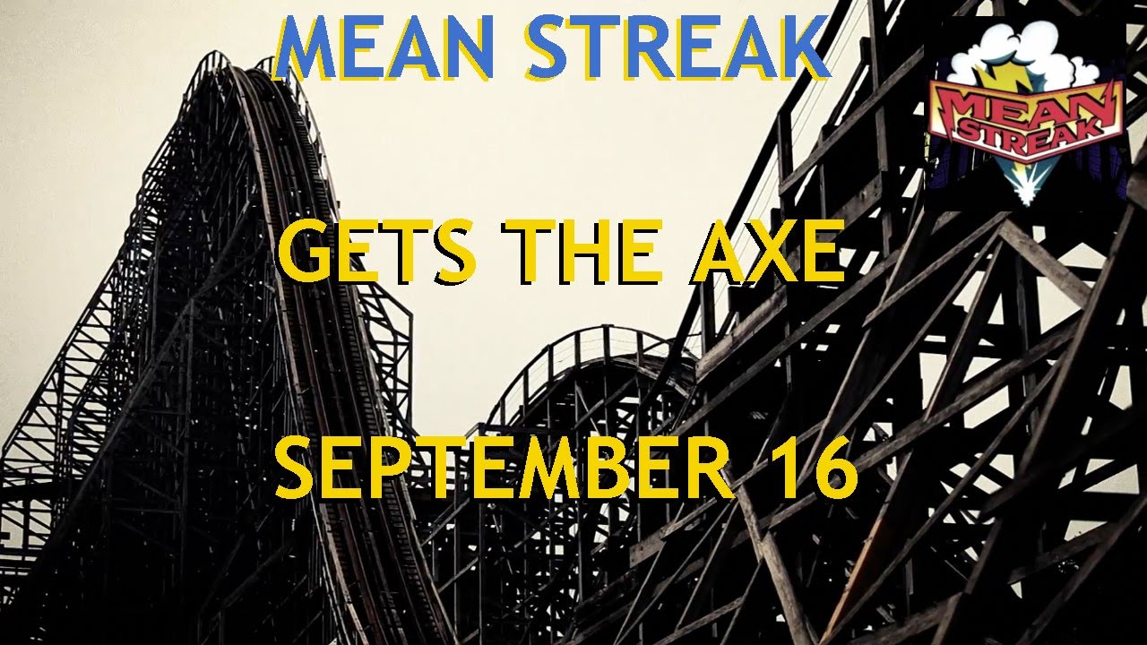 Goodbye Mean Streak! Cedar Point Wooden Roller Coaster 