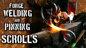 Pinning and Forge Welding Scrolls