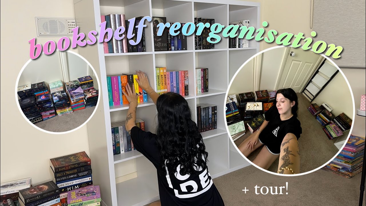 bookshelf reorganisation 📚+ TOUR!