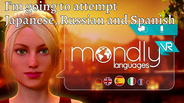 Mondley Languages: learning on Quest 2, Japanese, Russian, Spanish