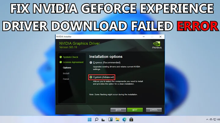 How To Fix NVIDIA GeForce Experience Driver Download Failed Error 2023