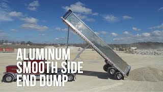 Aluminum Smooth Side End Dump Trailer by Armor Lite