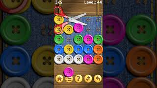 New level of buttons and scissors puzzle 44 solved ✌#viral #shorts #viralshorts screenshot 1