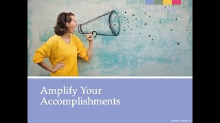 Amplify Your Accomplishments | April 2020