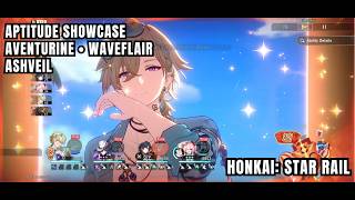 Honkai Star Rail Démonstration Daptitudes Aventurine Éclat Des Vagues Et Voile De Cendre ...