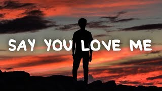 Mark Klaver - Say You Love Me (Lyrics) chords