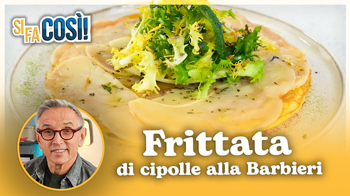 Frittata di cipolle alla Barbieri - Si fa così | Chef BRUNO BARBIERI
