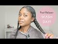 MY POST RELAXER WASH DAY ROUTINE | Healthy Hair Junkie