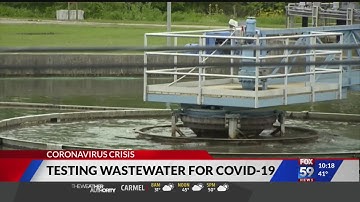 Testing wastewater for COVID-19