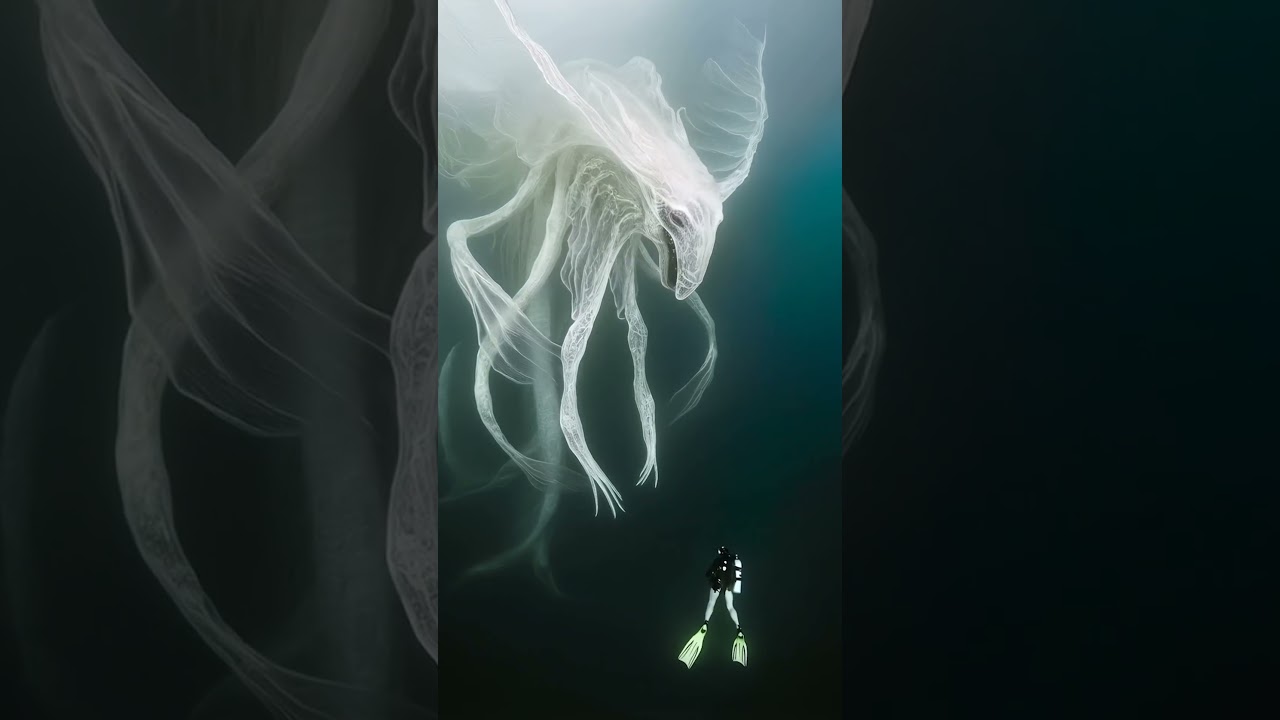 Massive Deep Sea Creature Shocks Divers Caught on Camera 