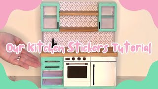 Updated Mini Kitchen Stickers Directions