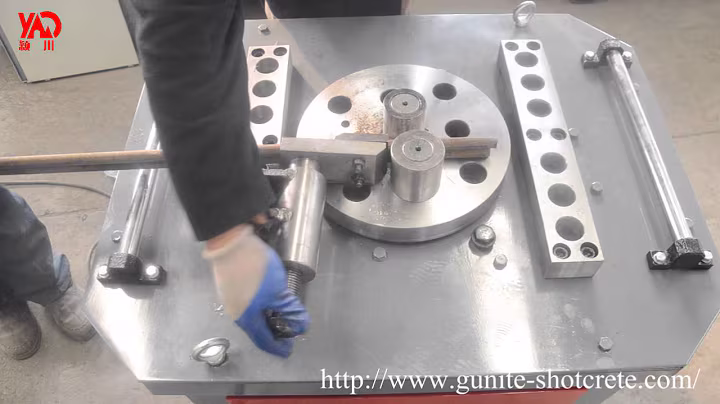 GW40 GW50 Rebar Bender/Steel Bar Bending Machine Working Video