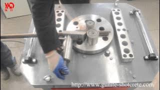 GW40 GW50 Rebar Bender/Steel Bar Bending Machine Working Video