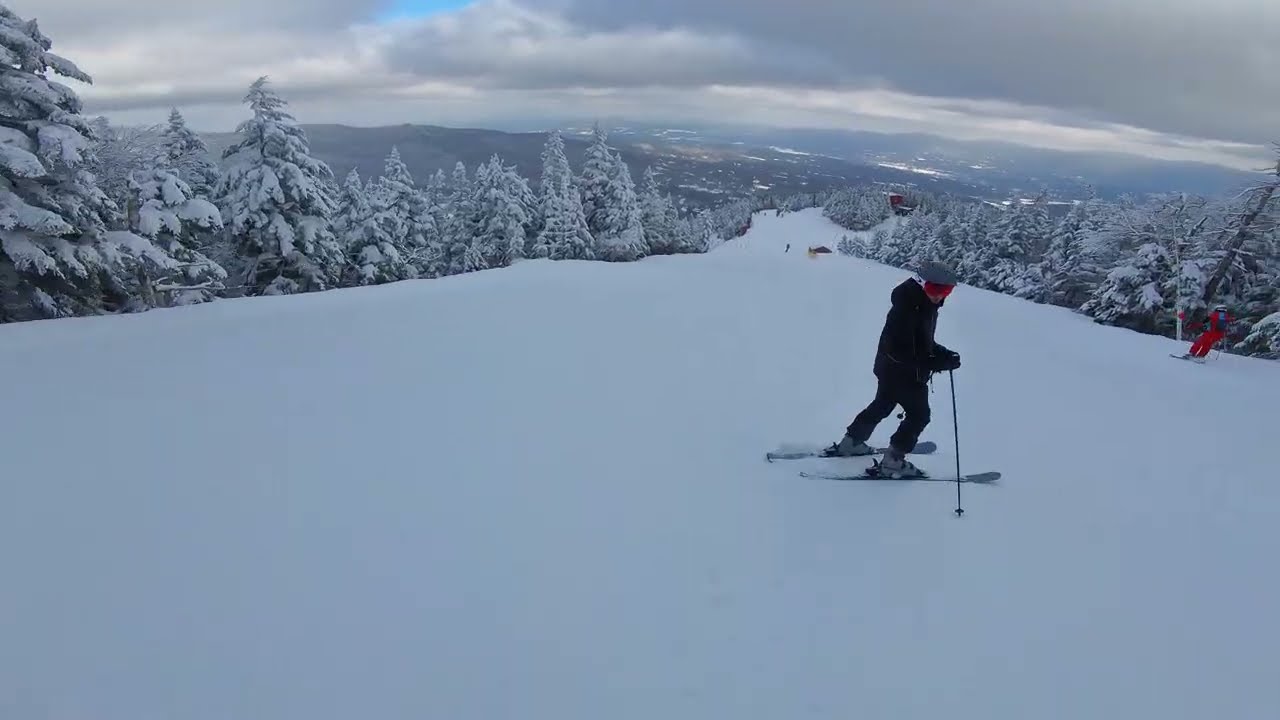 Stowe - 🟦 Lord Loop to North Slope - 1/18/2026 Ski POV