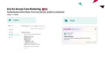 Access Care Rostering Software now with AI functionality built-in