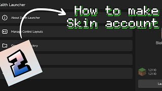 Zalith launcher How to make skin Account (Less than 2 minute) screenshot 5