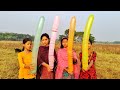 outdoor fun with Rocket Balloon and learn colors for kids by I kids episode -423.