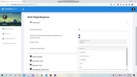 Demo Admin Hệ Thống Thi Online