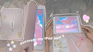 Make my ipad mini 2 aesthetic || new case ipad mini 2 screenshot 5