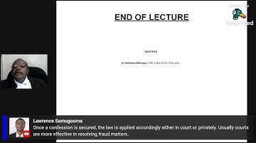 9TH STEP OF FORENSIC INVESTIGATION PROCESS