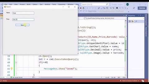 Barcode application using RDLC Reports & SQL (C# Code) - Part 1/2