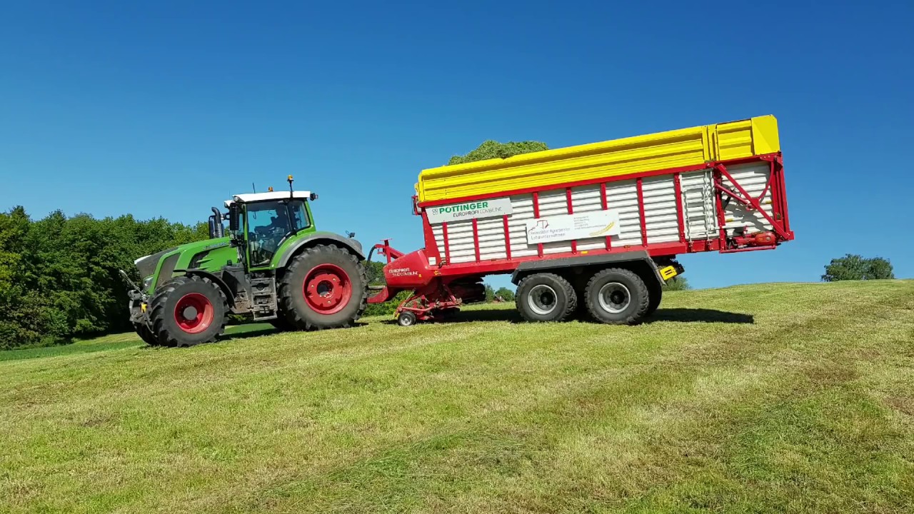1 Schnitt 2019 Laden mit Fendt Vario 826 und Pöttinger Europrofi 5510