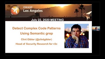 Detect complex code patterns using semantic grep by Clint Gibler