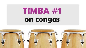 Timba #1 Played on Congas Fast and Slow Tempo