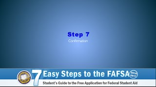 Step 7 - Confirmation