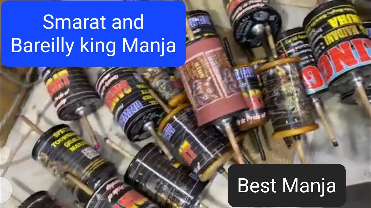 Smarat and Bareilly king manja # International Kite Shop #kites #manjha #shonakites#kiteflying#viral