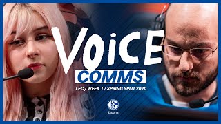 FORG1VEN BACK ON STAGE - Schalke 04 Esports LEC Voice Comms Week 1