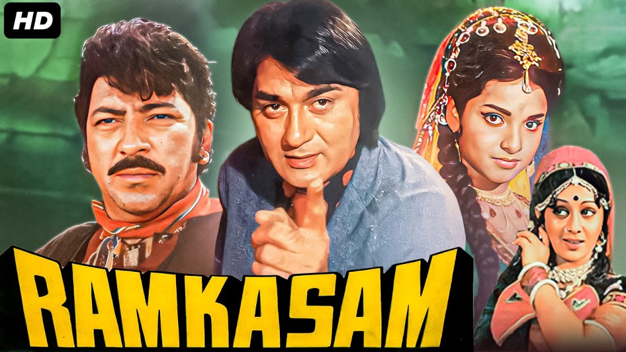 RAM KASAM - Full Hindi Action Movie | Sunil Dutt, Rekha, Amjad Khan, Bindiya G | Bollywood Movie