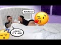 TRYING TO KEEP MY BOYFRIEND UP ALL NIGHT! *Cute Reaction*