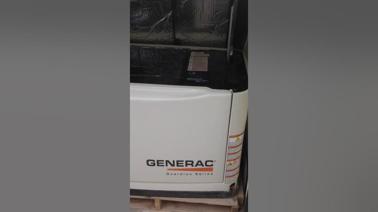 Encendido automático Generador Generac 8 kW YouTube