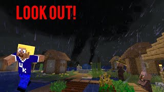 Minecraft, But A Tornado Spawns Every Time We Craft