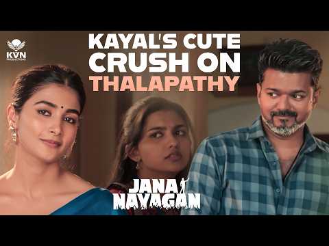 Kayal’s Cute Crush on Thalapathy | Jana Nayagan | Thalapathy Vijay | Pooja Hegde | Mamitha Baiju