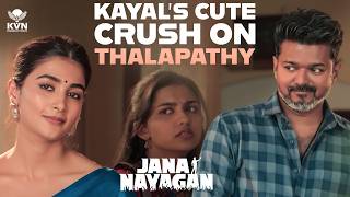Kayal’s Cute Crush on Thalapathy | Jana Nayagan | Thalapathy Vijay | Pooja Hegde | Mamitha Baiju