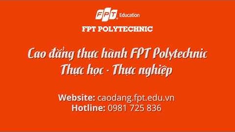 Lễ tốt nghiệp  của sinh viên FPT Polytechnic Tây Nguyên
