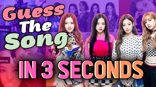 GUESS THE BLACKPINK SONG IN 3 SECONDS | QUIZ CHALLENGE