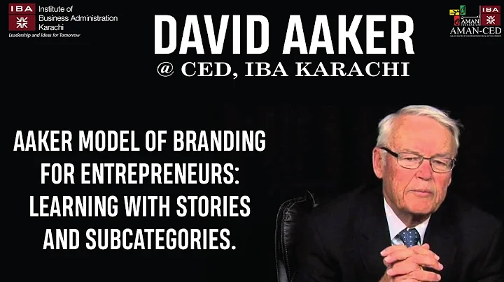Session on Aaker Model of Branding for entrepreneurs by David Aaker