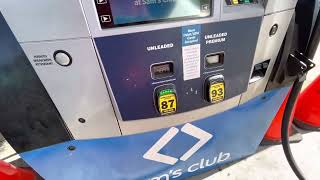 Getting Gas At Sams Club!!!