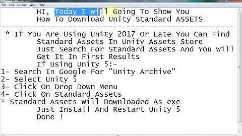 How To Download Unity Standard Assets For All Version