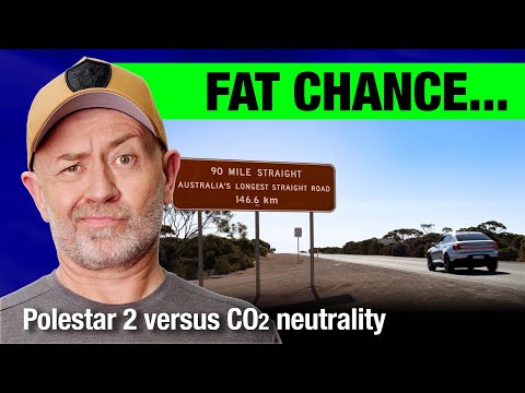 About Polestar 2 Crossing the Nullabor, Running on Chip Fat Power