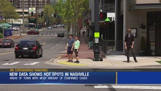 'Heat map' shows COVID-19 cases by zip code in Nashville